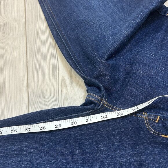 Women’s GAP 30T 30 Tall Real Straight Jeans Dark Wash 364618 - Picture 11 of 12